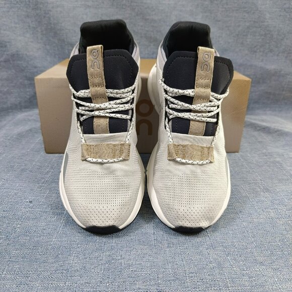 New ON Running Cloud Cloudnova Women's White Sand Running Sneaker - Picture 4 of 5